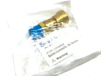 NEW SWAGELOK BRASS INSTRUMENTATION QUICK CONNECT BODY
