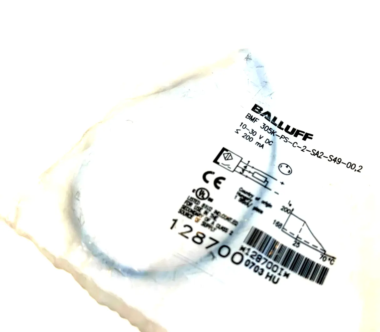 NEW BALLUFF BMF 305K-PS-C-2-SA2-S49-00,2 FIELD SENSOR BMF005K