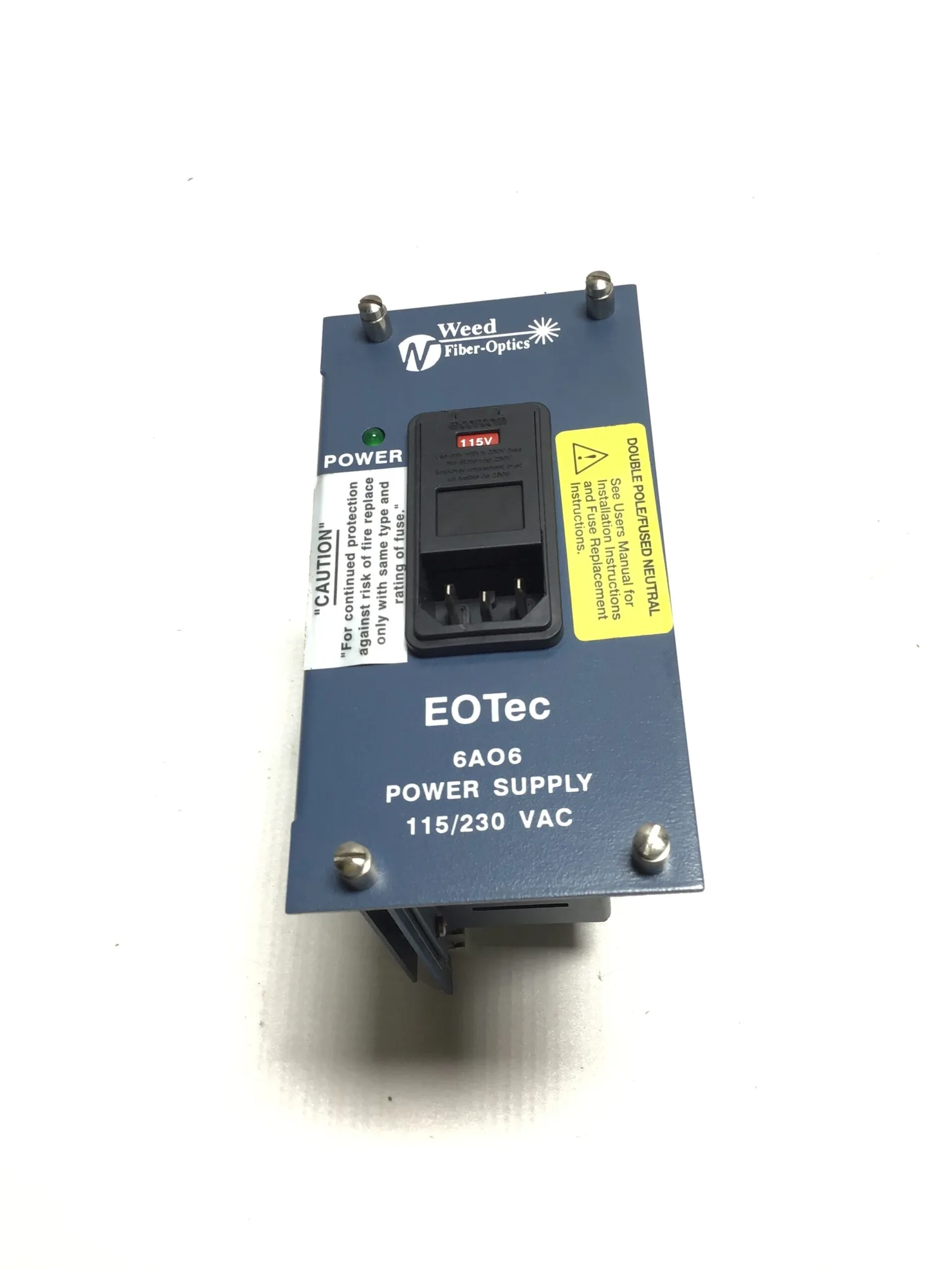 Weed Fiber Optics 6AO6 Power Supply