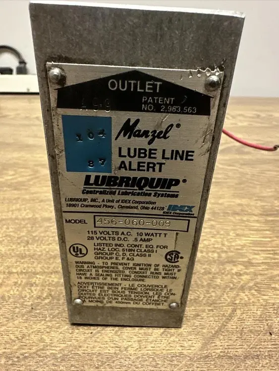 Used MANZEL 456-060-009 Lubrication Equipment Ohio US | Surplus Asset Holdings #1246314