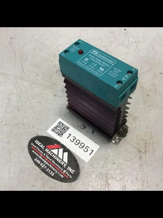 Used CONTINENTAL INDUSTRIES RVDA/6V25/D04 Relays & Switches Michigan US | Ideal Machinery #694439