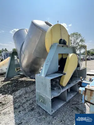 USED Gemco 300 Cu Ft Gemco Twin Shell Blender, S/S