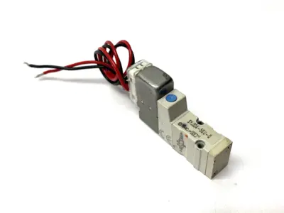USED SMC PNEUMATIC SOLENOID VALVE 3-PORT 24VDC