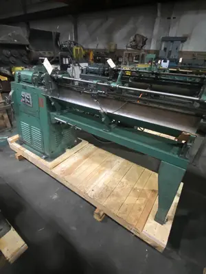 5/64" Lewis Model "0" Wire Straighten and Cutoff Machine