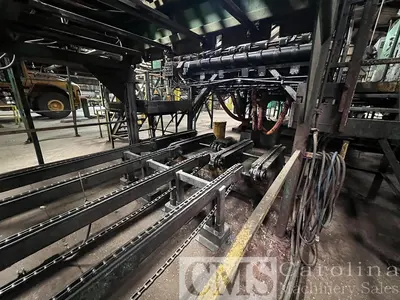 USED GLOBE PLAYWOOD LAYUP LINE AND GLOBE PRESS
