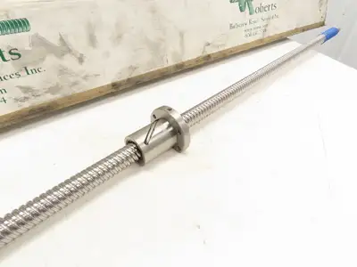 Roberts Ball Screw & Nut Assembly 25mm Dia  6mm Pitch 1695mm OAL 58" Travel