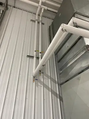 Make-up Air Unit - Heated Fresh Air Intake Duct