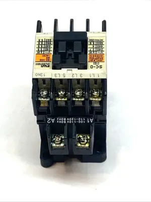 Used Fuji SC-0 3-Pole Contactor 13A 600V 1NO Aux 100-110V 50/60Hz Coil PLC Contactors Michigan US | Maverick Industrial Sales #1401403