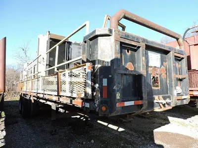 Used 1984 FRUEHAUF PBA-F2-28N 30’ T/A FLOAT TRAILER Lowboy Trailers Pennsylvania US | East West Machinery & Drilling #1417249