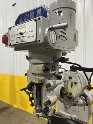 3 HP ACRA MODEL #AM-2V VERTICAL RAM TYPE KNEE MILL: STOCK #18827