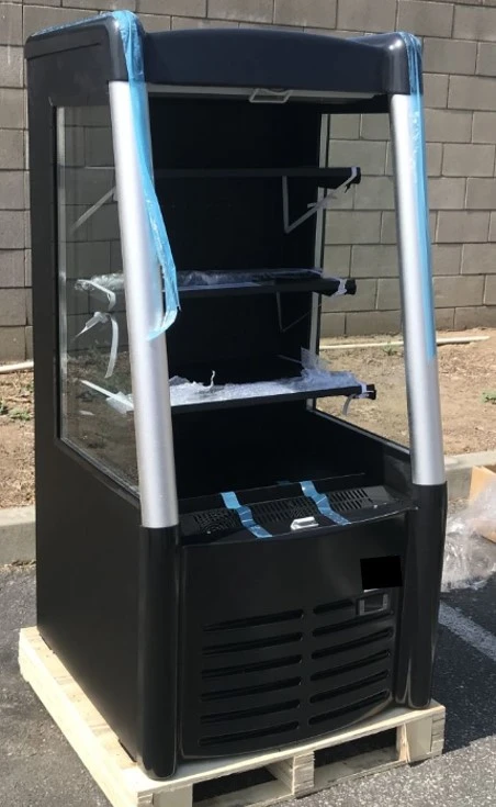 171-0020 28" Open Air Self Contained Refrigerated Curtain Merchandiser Cooler