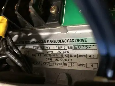 Allen-Bradley 1333-YAB Ser D Adjustable Frequency AC Drive 3.6V 460/415/380V 3PH