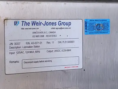 USED WEIR-JONES AS-0371-01