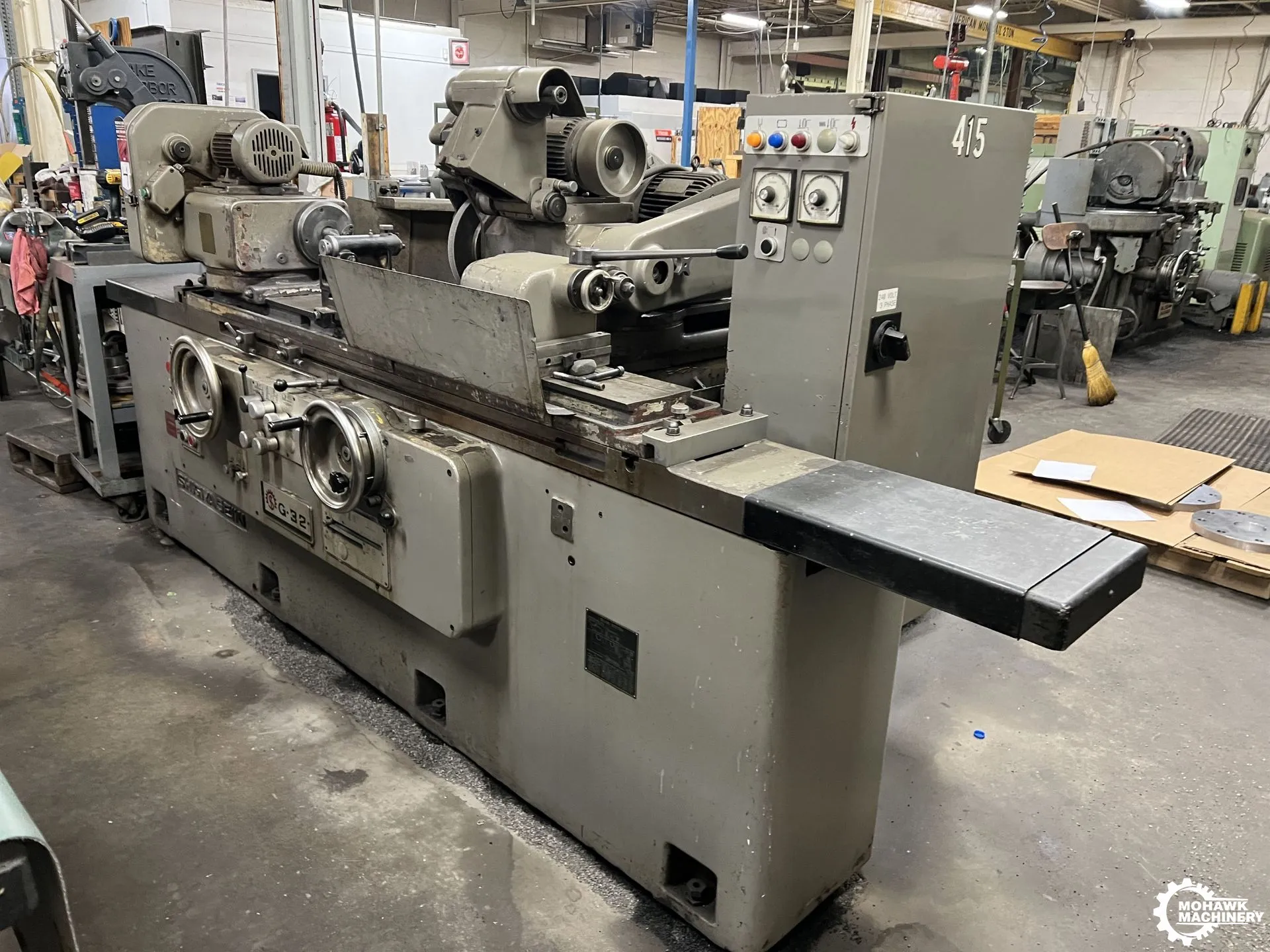 12.6" x 40" SHIGIYA "GUA-32-100" AUTOMATIC HYDRAULIC UNIVERSAL CYLINDRICAL GRINDER w/INTERNAL GRINDING SPINDLE - WHEEL DRESSER