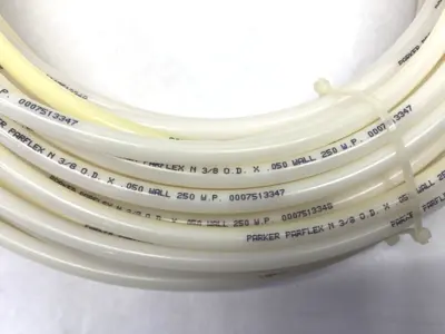 USED PARKER NYLON TUBING .275" ID 3/8" OD LOT OF 120'