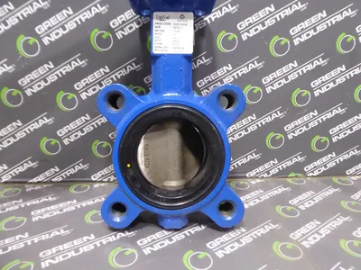 2.5" DelVal DelTech 52025141E1B0 Butterfly Valve 200 PSI Surplus