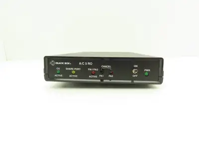 Black Box PCD28A A/C 5 RO External Printer Protocol Converter Box w/Manual