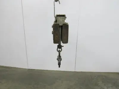 Sackett 4000Lb Forklift Battery Lifter Beam 27-42" Adj Width Hooks