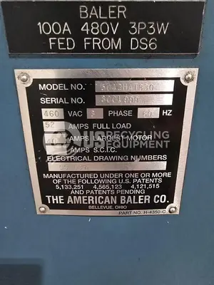 USED AMERICAN BALER THREE (3) AUTO TIE HORIZONTALS