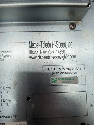 USED Mettler Toledo XRTC