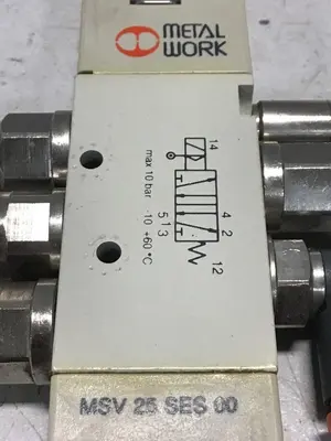 USED METAL WORK PNEUMATIC MSV 25 SE5 00