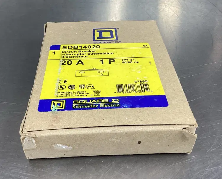 Used Square D EDB14020 Circuit Breakers | Palmetto Automation #1156025