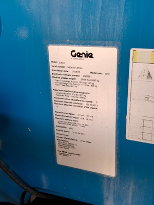 Used 2016 Genie S-60X Manlifts Florida US | Stack Equipment #1502683