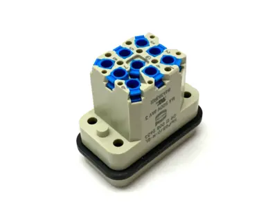 New | in-Stock HARTING QUICK-LOCK HEAVY DUTY POWER CONNECTOR Contact Blocks Michigan US | Maverick Industrial Sales #1091000