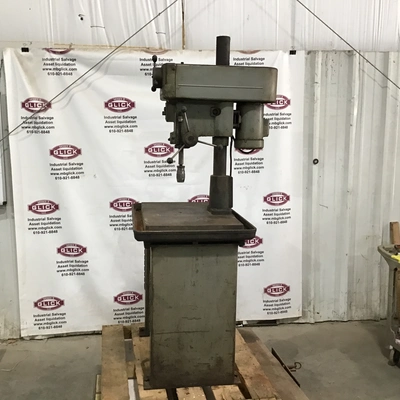 Clausing 16VT1 Variable Speed Drill Press Table with MT Quill