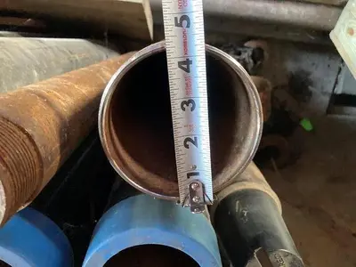 Used AFTERMARKET 4 ½" X 40" STEEL WELL CASING Construction Material & Supplies Pennsylvania US | East West Machinery & Drilling #1417613