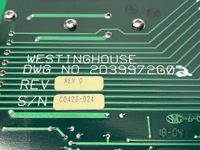 New | in-Stock Westinghouse Rev 0 Slave Cycler Decoder Stationary PCB Printed Circuit Boards (PCB) Michigan US | Maverick Industrial Sales #1507211