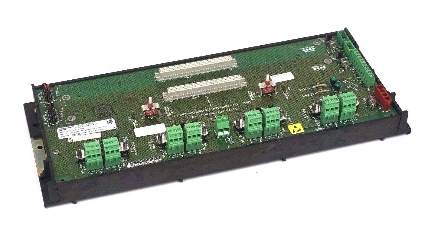 USED FISHER ROSEMOUNT CL6922X1-B1 TERM PANEL 44B2852X012-6