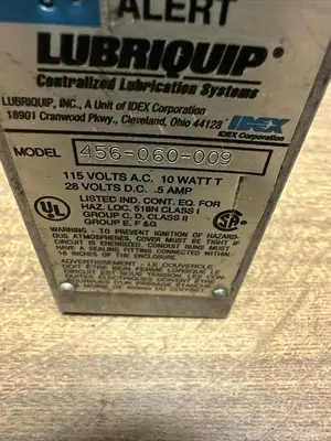 Used MANZEL 456-060-009 Lubrication Equipment Ohio US | Surplus Asset Holdings #1246314