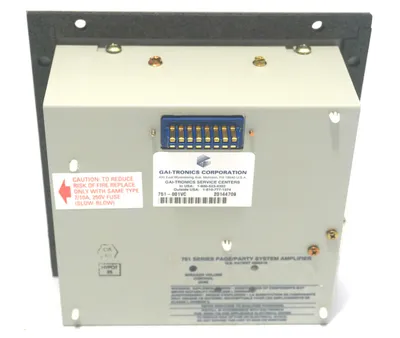 NEW GAI-TRONICS 751-001VC SPEAKER AMPLIFIER 751001VC