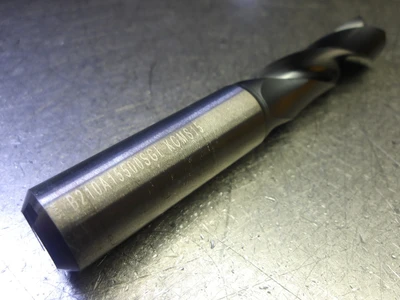 Kennametal 15.5mm Coolant Thru Carbide Drill B210A15500SGL KCMS15 (LOC2709A)