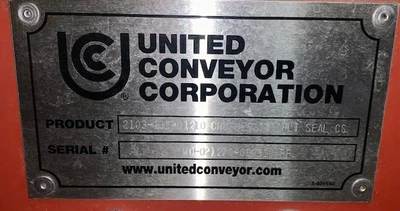United Conveyor Corporation 2103-131-01210 Crusher 33"  FLT Seal CS New Storeroom Spare
