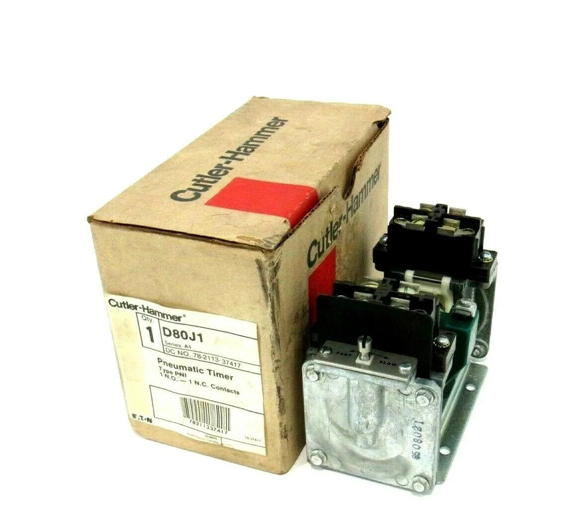 NEW CUTLER HAMMER D80J1 PEUMATIC TIMER SER.A1