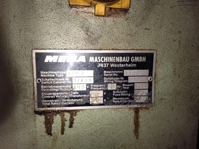 MEBA Band Saw, in good used condition