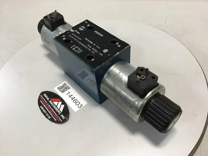 Used BOSCH 081WV10P1V1091WS024/00D51 Valves/Fittings Michigan US | Ideal Machinery #606164