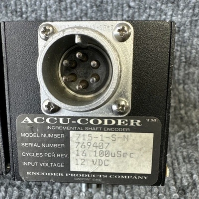 Used Accu-Coder 715-1-S-N Misc Electrical & Power Parts California US | Davliegogo LLC #1710276
