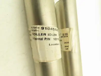 2" Gravity Conveyor Idler Roller 20"BF 7/16" Hex Bore Steel  Lot of 2