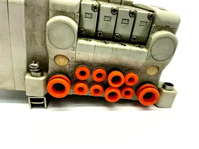 VV5QC11-04FD | SMC  D-Sub Connector Manifold w/ Pneumatic Valves - Used