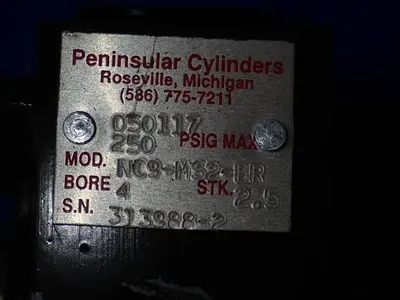 USED PENINSULAR CYLINDERS NC9MP1BR / NC9MS2BR