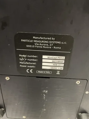 Particle Measuring Systems MiniCAPT 100 Microbial Air Sampler PS1/2