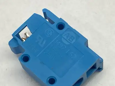 1492-LS2-B | Allen Bradley  Spring Clamp Terminal Block Blue LOT OF 20 - Used