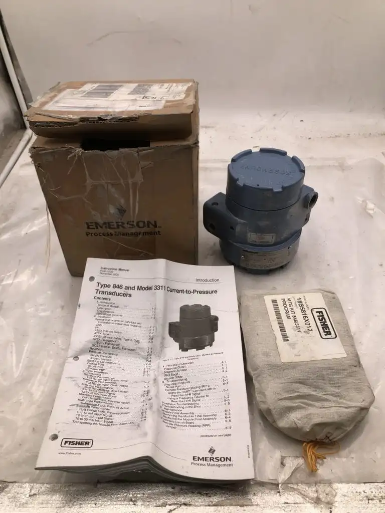Rosemount 3311DS1J1E5 Current to Pressure Transducer 4-20mA 3-15PSI