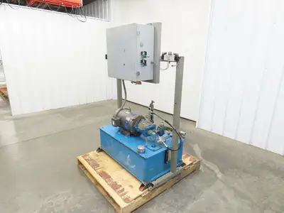 Eaton Vickers 02-341558 Hydraulic Power Unit 10GPM 230/460V 3Ph 30 Gallon Tank