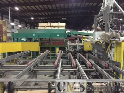 USED MEREEN JOHNSON 441 RIP SAW WITH CAMERON AUTOMATION INFEED
