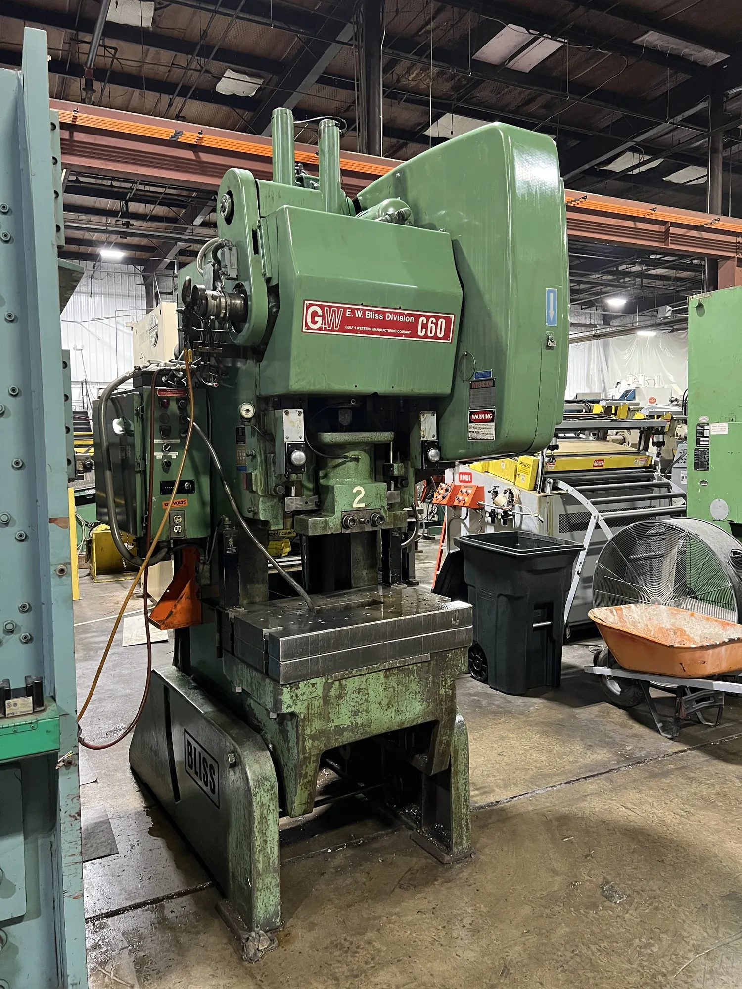 USED 1978 BLISS 60 TON OBI