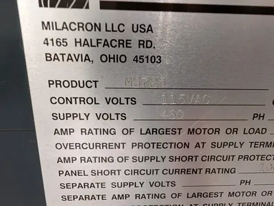 2015 CINCINNATI MILACRON MS725 Injection Molding Horizontal/Vertical | Machinery Network (38)